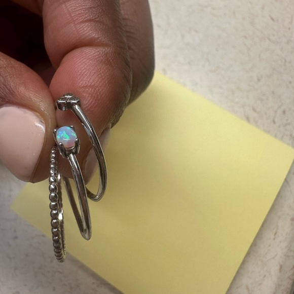 Silver Ring Set -3 Rings - Picture 8 of 8